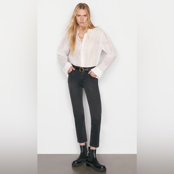 Frame Le High Straight Grey Wash NWT - Picture 2 of 8